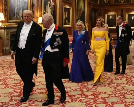 The Royal Family Present Grand Welcome Amid Protests; Kimmel Taken Off Air Due To Charlie Kirk Comments